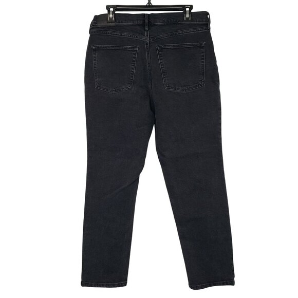 Everlane Black Jeans Original Cheeky Jean 31 Crop Womens High Rise Straight Leg - Picture 8 of 10